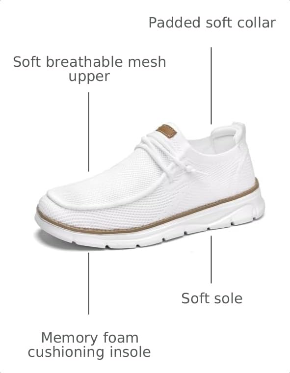 Image of Mens Casual Loafers Shoes Slip On Fashion Walking Dress Sneakers Business Oxfords Work Lightweight Soft Sole Zapatos