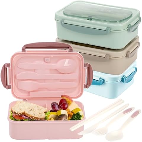 Dicunoy 4 Pack Bento Boxes Cover