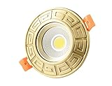 DSYADT 3W Deckeneinbaustrahler LED-Downlights für Küche Ring-Downlights Blendfreie Dosenlichter AC 85-265V 5W Äquivalente 45W Halogenglühbirne
