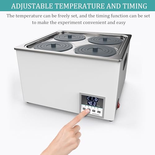 Digitales Labor Wasserbad Water Bath/Wasserbad Laborgerät/Heating Devices Stainless Steel Liner mit wählbaren Öffnungen für Experiment/kommerzieller laborwasserbad