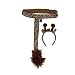 Kids Giraffe Plush Headband Ears Tail Safari Dressup Costume Set