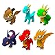 INKEE Surprise Dragons - Badebombe Kinder mit Überraschung, Drachen Spielzeug Figur im Inneren – Badekugel Kinder Cola-Orange Duft – Badespaß Badekugeln mit Überraschung (1x100g)