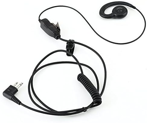 Miniatura 2 de Walkie Talkie - Auricular giratorio con micrófono y PTT para radio bidireccional MOT, auricular giratorio Motorola compatible con Walkie Talkies