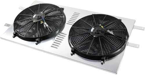 COOLINGBEST Aluminum Radiator Shroud +Fan Compatible for 1994-2002 2001 2000 Dodge Ram 2500 3500 5.9L Cummins Aluminum Electric Radiator Fan by COOLINGBEST - Used condition - Image 4