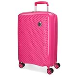 Movom Tokyo Maleta de cabina Rosa 39x55x20 cms Rígida Polipropileno Cierre TSA 37L 2,7Kgs 4 Ruedas dobles Equipaje de Mano