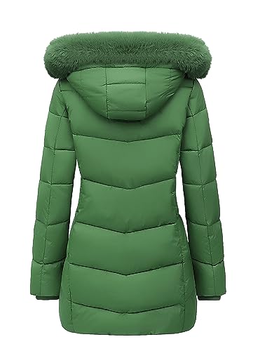 MOERDENG Women’s Winter Coats, Windproof, Warm, Waterproof, Thick, Hooded