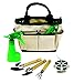 Produktbild Garten Set Gartenwerkzeug 6teilig mit Segeltuchtasche Harke 2 Schaufeln Rosenschere Wickeldraht und Sprühflasche und Tasche