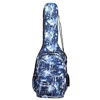 YLiansong-home Sac Guitare Acoustique Sac de Guitare Acoustique Acoustique Amovible à Double Usage 41 Pouces Étui de… - Les Beatles, Paul McCartney, John Lennon, RIngo Starr, George Harrison
