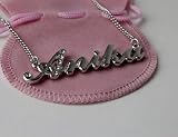 Zacria Name Necklace Anika 18K White Gold Plated