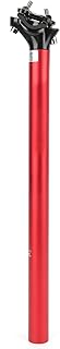 Tubo de assento de bicicleta, liga de alumínio de alta dureza, resistente e durável, espigão de selim de 31,6 mm com linhas de escala clara para substituição de selim