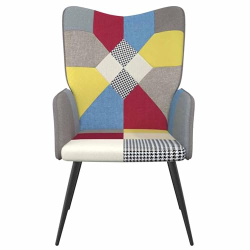 Fauteuil relax en tissu patchwork Homgoday fauteuils de salon - 4