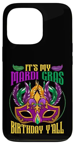 Mardi Gras Birthday Party Men Women Boys Girls Mask NOLA Case for iPhone 13 Pro