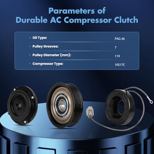 Image of ECCPP AC Clutch 2003-2011 Fit for Honda Element 2.4L AC Compressor Clutch