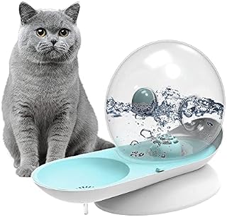 YATOSEEN Pet Automatic Water Dispensers, Dog Automatic Gravity Water Dispenser Snail Shape Large Capacity 2.8 L Cat Water Fountain Waterer Pet Water Feeder Durable Detachable Pet Water Dispenser