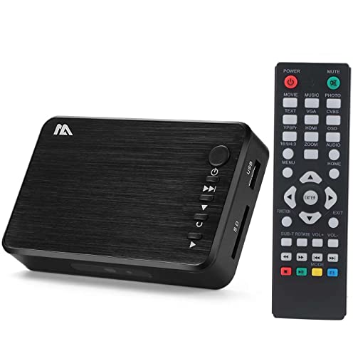 メディアプレーヤー MP4プレーヤー マルチメディアプレーヤーメディアドプレイヤー MP4 FLV MOV対応 USBメモリ SDカード対応 写真や動画をテレビで再生 広告機 ビデオ再生