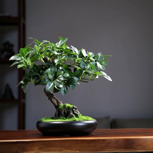 Bonsai artificiel plante d'intérieur et simulation arbre en pot déco - 5