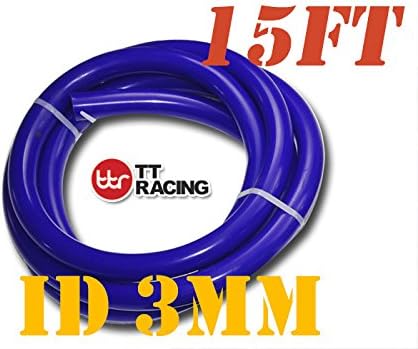 3mm 1/8" 0.12" Silicone Vacuum Tube Hose Silicone Tubing 15ft 4.5 Metre 4.5m Lime