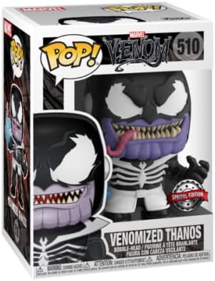 Funko POP! & Tee: Marvel, Venomized Thanos, Extra Large, (XL), T-Shirt, Clothes With Collectable Vinyl Figure, Gift Idea - Image 4