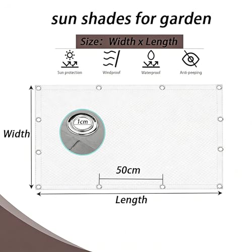 Auvent imperméable 3,5 x 4 m avec œillets pour terrasse et jardin - 3
