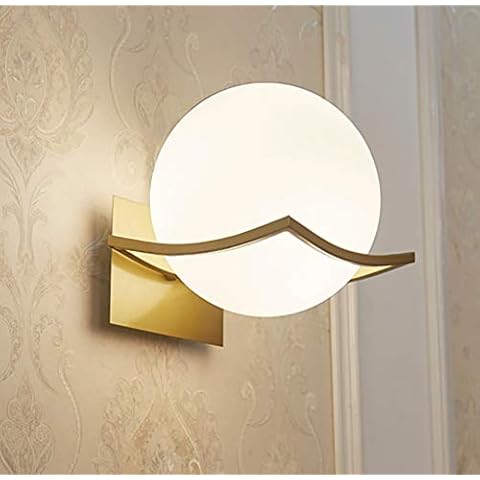 LED Wandleuchte Innen, Wandlampe Glas Cover