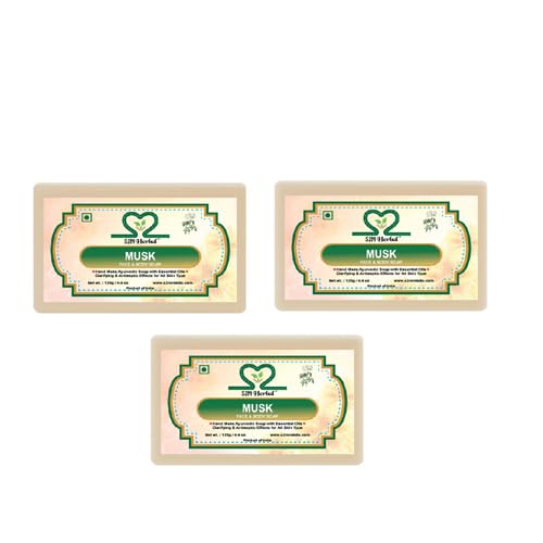 Image of Musk Soap (Pack of 3) (3 x 125 g)