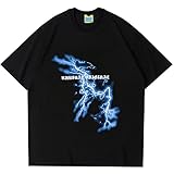 Das normal geschnittene Kurzarm-T-shirt mit simplem Rundhalsausschnitt besteht hauptsächlich aus Baumwolle, hat eine angenehme Dicke, Dadurch ist es angenehm zu tragen und robust genug für Sommer und Winter.