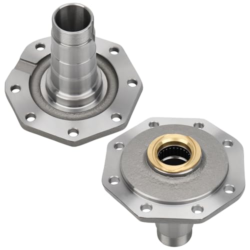 【Pair】 DRIVESTAR 43401-60080 Front Axle Spindle for Toyota Land Cruiser 78 79 80 105 Series 4.2L 4.5L 1992-2007