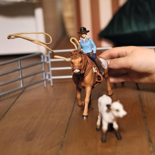 Schleich Team Roping Con Cowgirl - 3