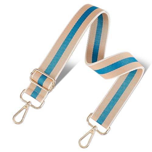 Image of chushui Woven Stripe Purse Straps,Replacement Crossbody Wide Shoulder Adjustable Strap for Bag Handbags