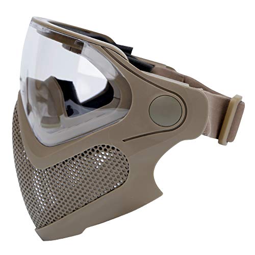 WISEONUS Outdoor Ski Spiel Snowboard Mesh Maske für Halloween Jagd Spiel Sport Cover