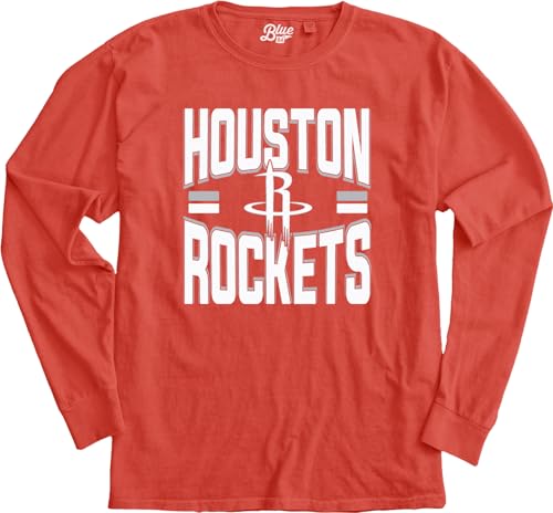 Houston Rockets NBA Officially Licensed Long Sleeve T-Shirt Ringspun Bold Team Color, Large by Blue 84 - Used condition - US$31.02