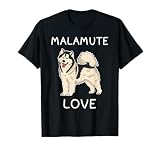 Malamute Love Shirt Funny Dog Alaska Malamute T-Shirt