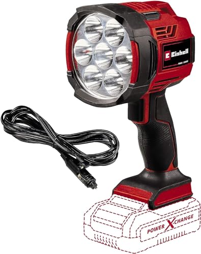 Einhell Akku-Lampe TE-CL 18/2500 LiAC-Solo Power X-Change (LiIon 18V 2500lm Lichtstrom durch 7 LEDs 6500K Lichttemperatur Stativgewinde ohne Akku und Ladegerät)