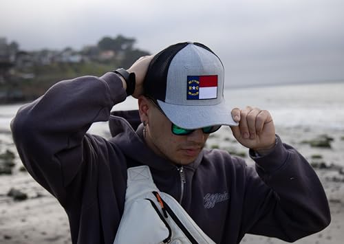 Image of International Tie State Hat for Men and Women, Adjustable Snapback Trucker Baseball Cap with Embroidered Patch