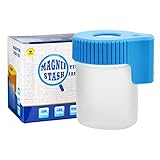 Honeypuff Light-Up LED Frosted Glass Air Tight Storage Jars Magnifying Viewing Jar | Blue | Keep Your Secret