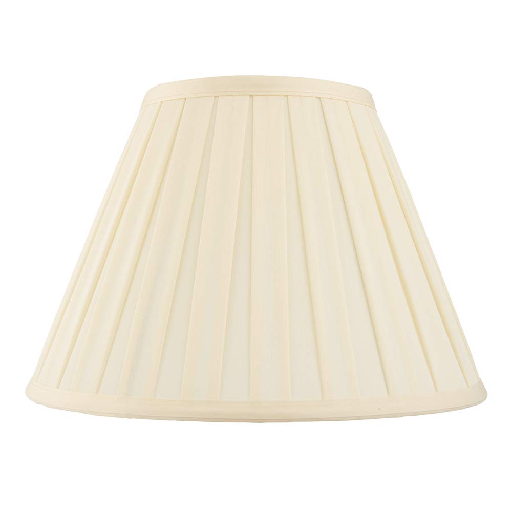 National LightingDecorative Tapered Table / Floor Lampshade - 6-Inch Empire Drum Lamp Light Shade in Cream Fabric - 40W E14/B22 Candle Incandescent or LED (Not Included)