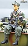 Top Qualität licmas Figur Soldat WW2 Erbsentarn Deutscher Tank Rider MP40 Schütze Wehrmacht handbemalt 1:16 Tank