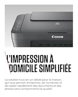 Canon Série PIXMA MG2551S Imprimante Tout-en-un, Copieur et Scanner A4 pour la Maison | Connectivité USB | Imprimante Canon pour la Maison Économe en Énergie