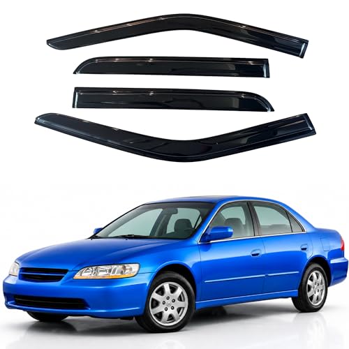 Image of IG Window Visors Fit for 2003-2007 Honda Accord, Out-Channel Rain Guards Vent Wind Deflectors 4PC, Car Accessories for 03-07 Accord (Sedan Only)