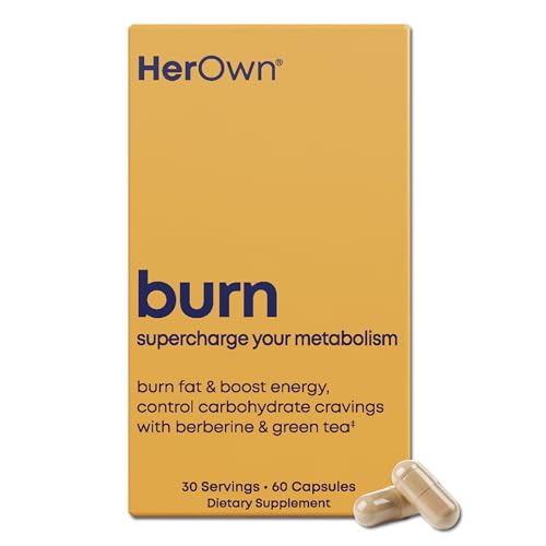 her own Boost, Helps Boost Energy, Supports Metabolism, Proprietary Thermogenic Blend, Green Tea Leaf Extract, Gluten and Soy Free, Vegan, 60 Capsules, 30 Servings, Small, Multi
