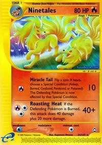 Pokemon - Ninetales (25) - Aquapolis