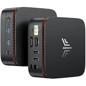 NiPoGi Essenx E1 Mini PC ΑΜD 3150U(Max 3.3GHz, 2C/4T, Meglio di J4125/N5105/N5095/N6000/5205U),8GB DDR4 256GB SSD Mini Desktop Computer, 4K@60Hz Daul Display(DP1.4+HDMI2.0) WiFi 5/BT 4.2 LAN