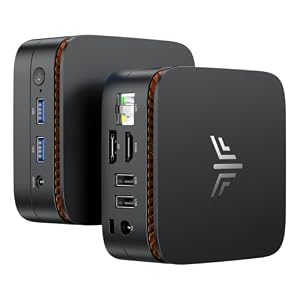 NiPoGi Essenx E1 Mini PC AΜD 3150U W-11 Pro(2C/4T, bis zu 3,3 GHz) 8GB DDR4 RAM+256GB SSD(bis zu 2 TB) 4K@60Hz Dual Display HDMI 2.0+DP 1.4/Wi-Fi 5/BT 4.2/LAN, Desktop-PC für Büro/Bildung/Multimedia