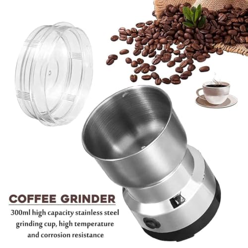 Image of KASHTHABHANJAN PHARMA Nima Mixer Grinder Smash Machine Stainless Steel Multifunctional Electric Grinder & Chopper Dried Spice Hurbal Masala Coffee Beans, Nuts & Grains (Silver)