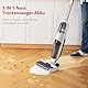 Vozascly Kabelloser Staubsauger mit Wischfunktion, 3-in-1 Nass Trockensauger Akku, Intelligenter Saugwischer für Hartböden & Teppiche, Leicht & Selbstreinigend, Ideal für Tierhaare
