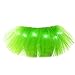 Produktbild Deloito Damen Weihnachten Party A-Linie Ballett Tütü Mini Rock mit LED Kurz Glam Gothic Vintage Petticoat Tanzkleid Ballett Licht Glam Gotik Tüll Tanz Rock (Grün,Freie Größe)