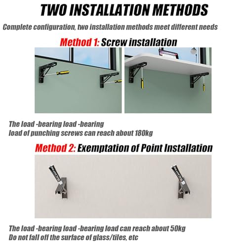 Table pliante murale flottante pour aménager un coin repas de studio - 5