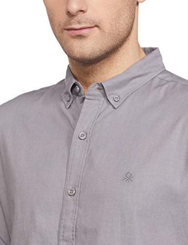Image of United Colors of Benetton Men's Cotton Slim Fit Shirt