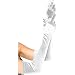 GYBest Classic Adult Size 21" Long Party Bridal Dance Opera Length Satin Gloves (White)