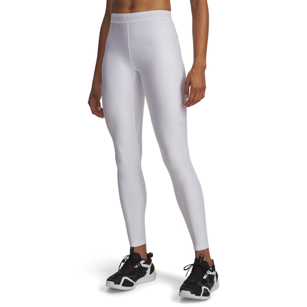 Under Armour UA HeatGear Legging - White / / Halo Gray - LG